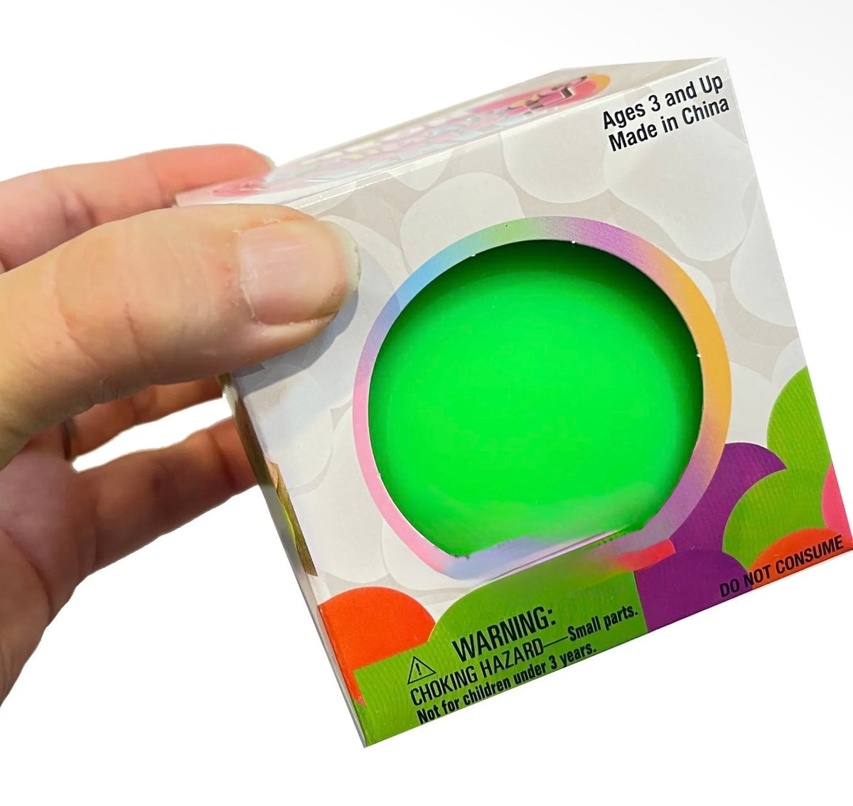 Neon Marshmallow Squish Ball